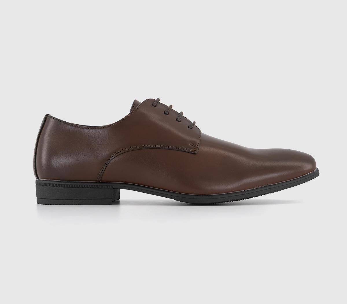 Monroe Derby Shoes Chocolate