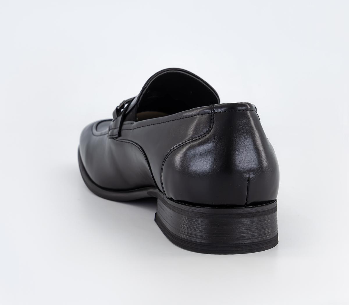 OFFICE Maywood Black Bar Apron Loafers Black - Men’s Smart Shoes