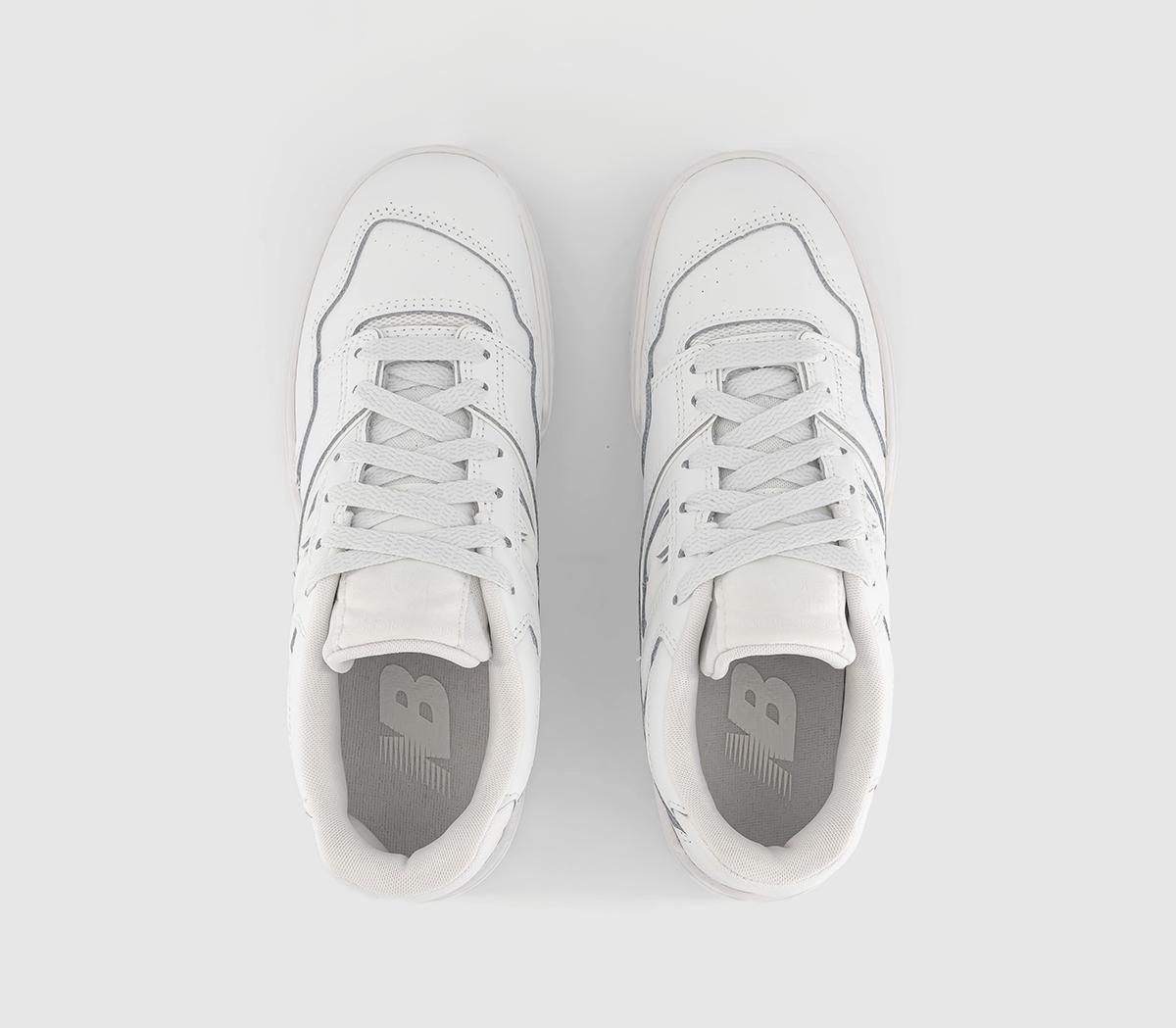 New Balance BB550 Junior Trainers White Mono Unisex Sports