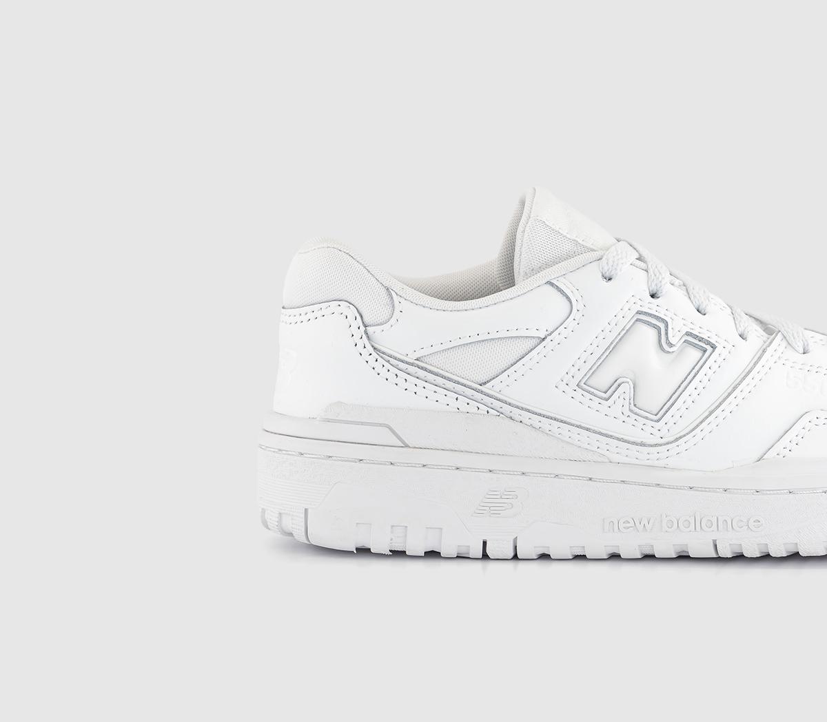 New BalanceBB550 Junior TrainersWhite Mono