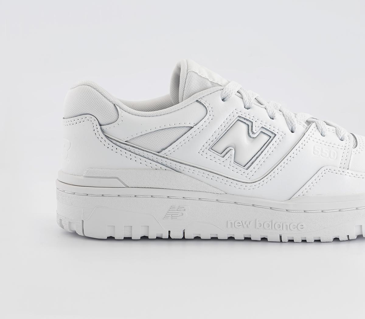 New BalanceBB550 GS Trainers White White White