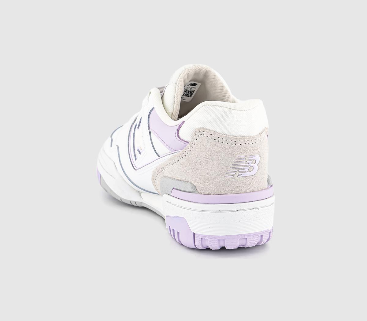 New BalanceBB550 Junior TrainersWhite Grey Purple