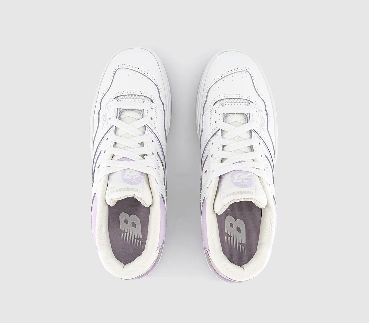 New BalanceBB550 Junior TrainersWhite Grey Purple