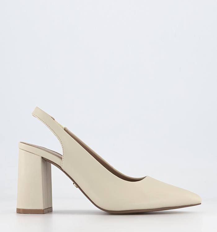 OFFICE Wide Fit Maestro Heels Off White