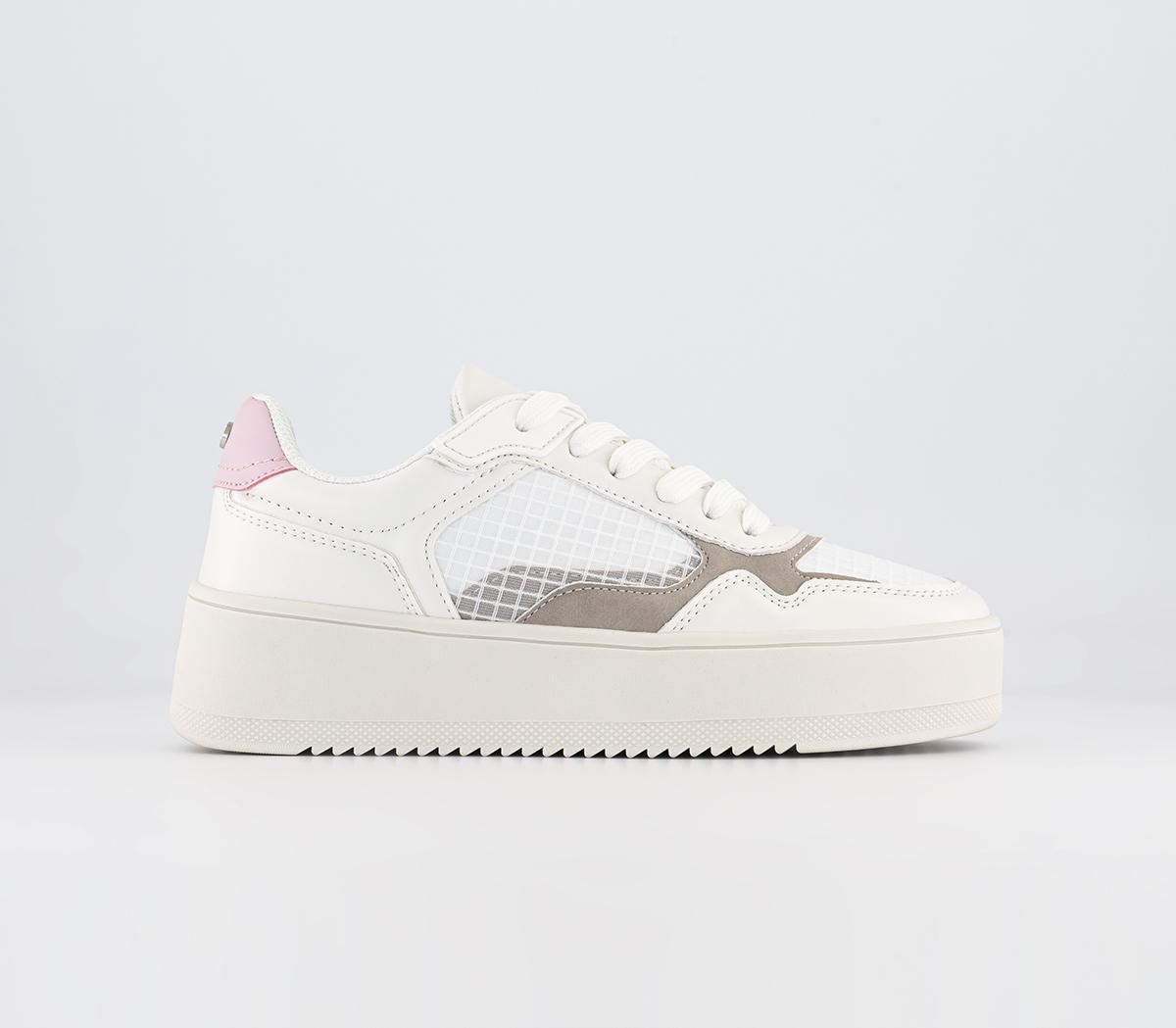 Office white hot sale womens trainers