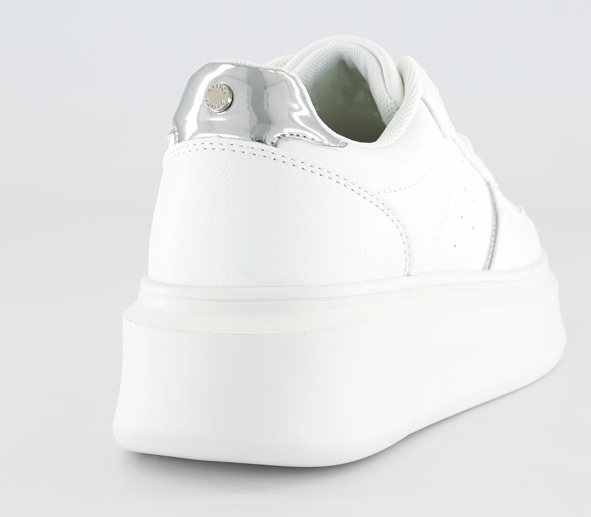 OFFICEFreelance Platform Lace Up TrainersWhite