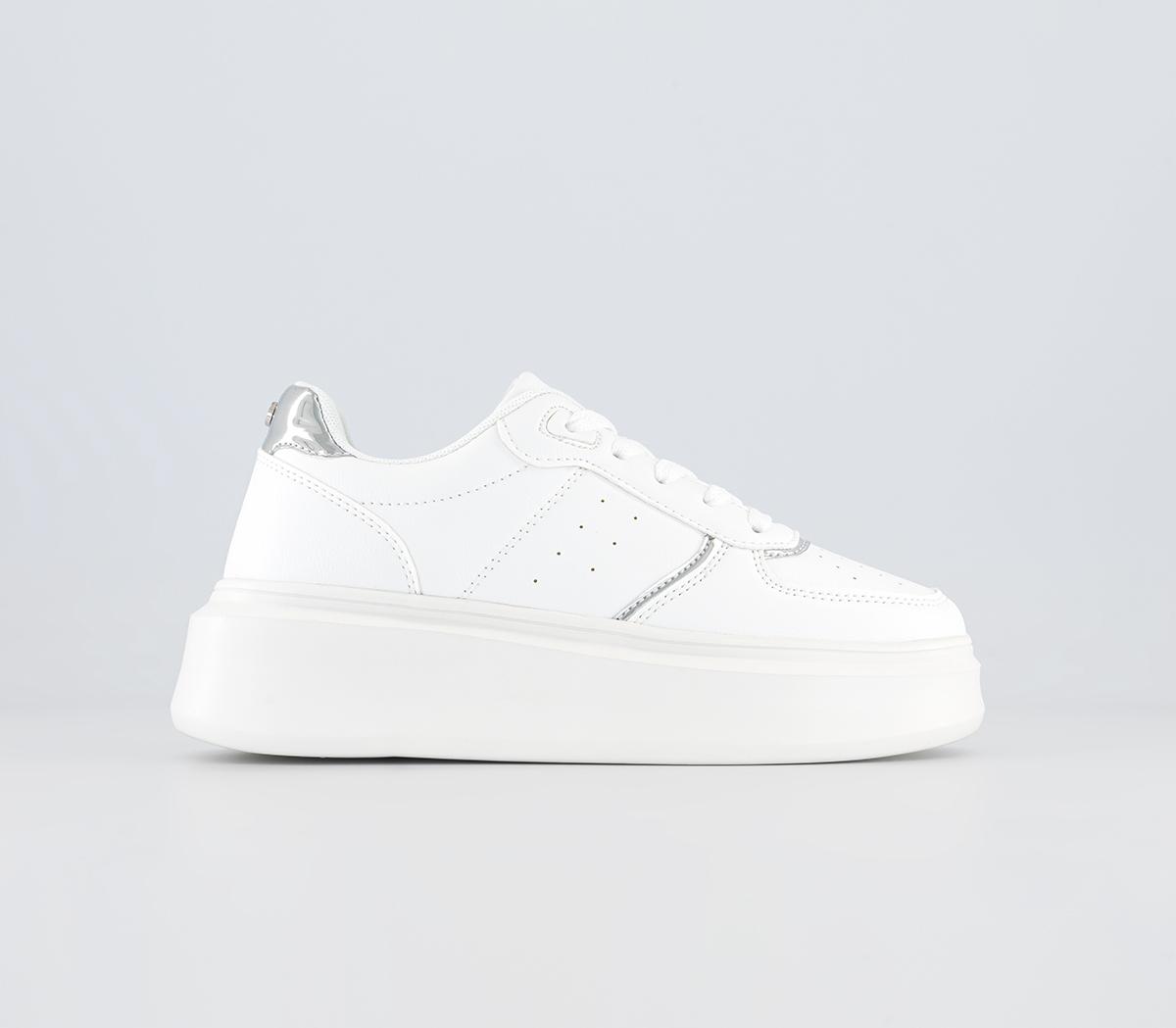 OFFICEFreelance Platform Lace Up TrainersWhite