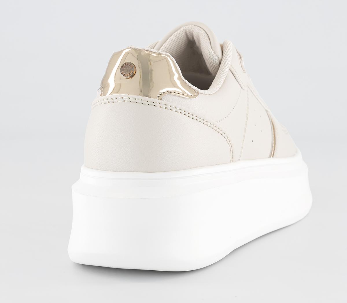 OFFICEFreelance Platform Lace Up TrainersBeige