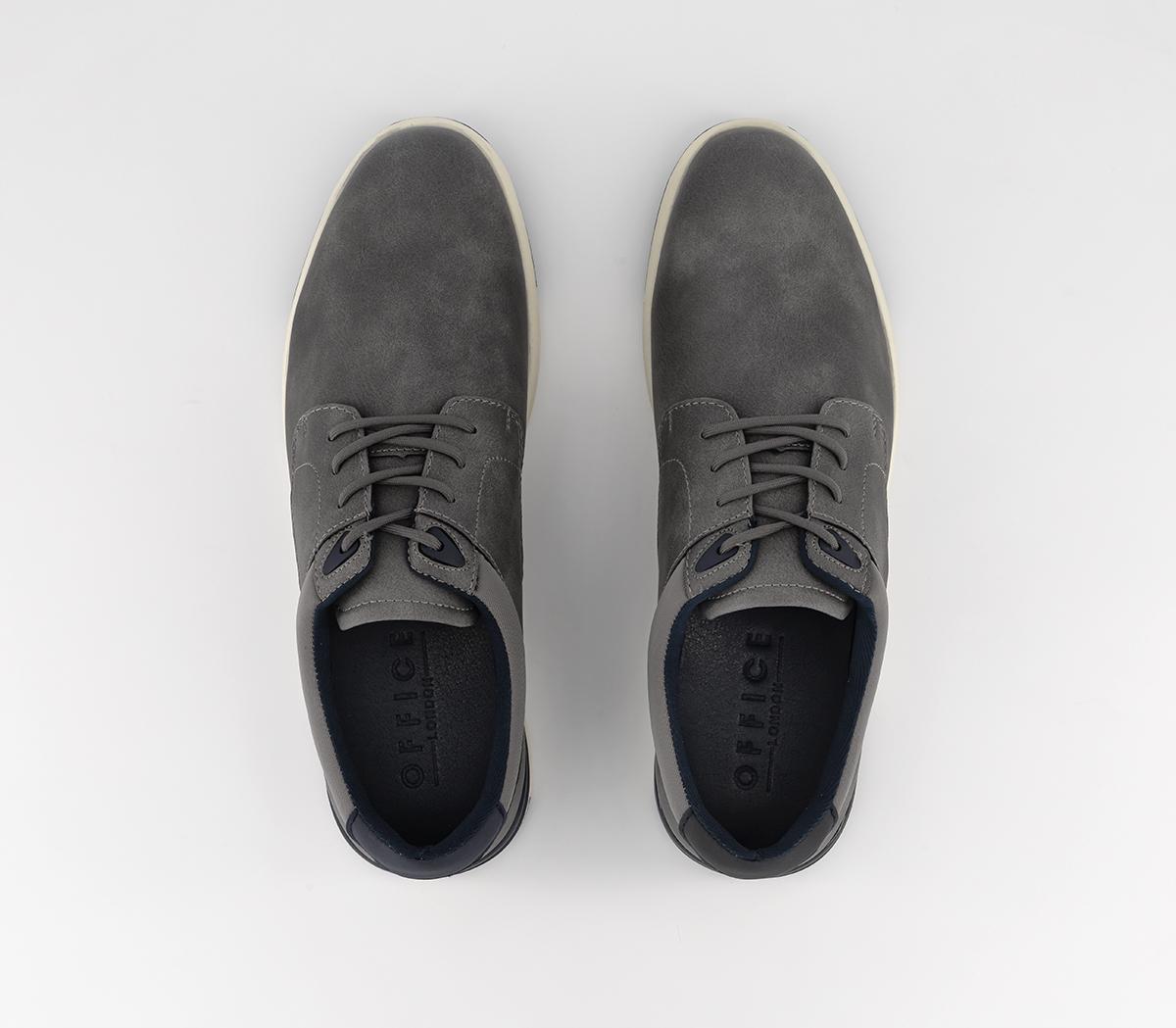OFFICE Caleb 4 Eye Heelclip Trainers OFFICE Caleb 4 Eye Heelclip Trainers Grey