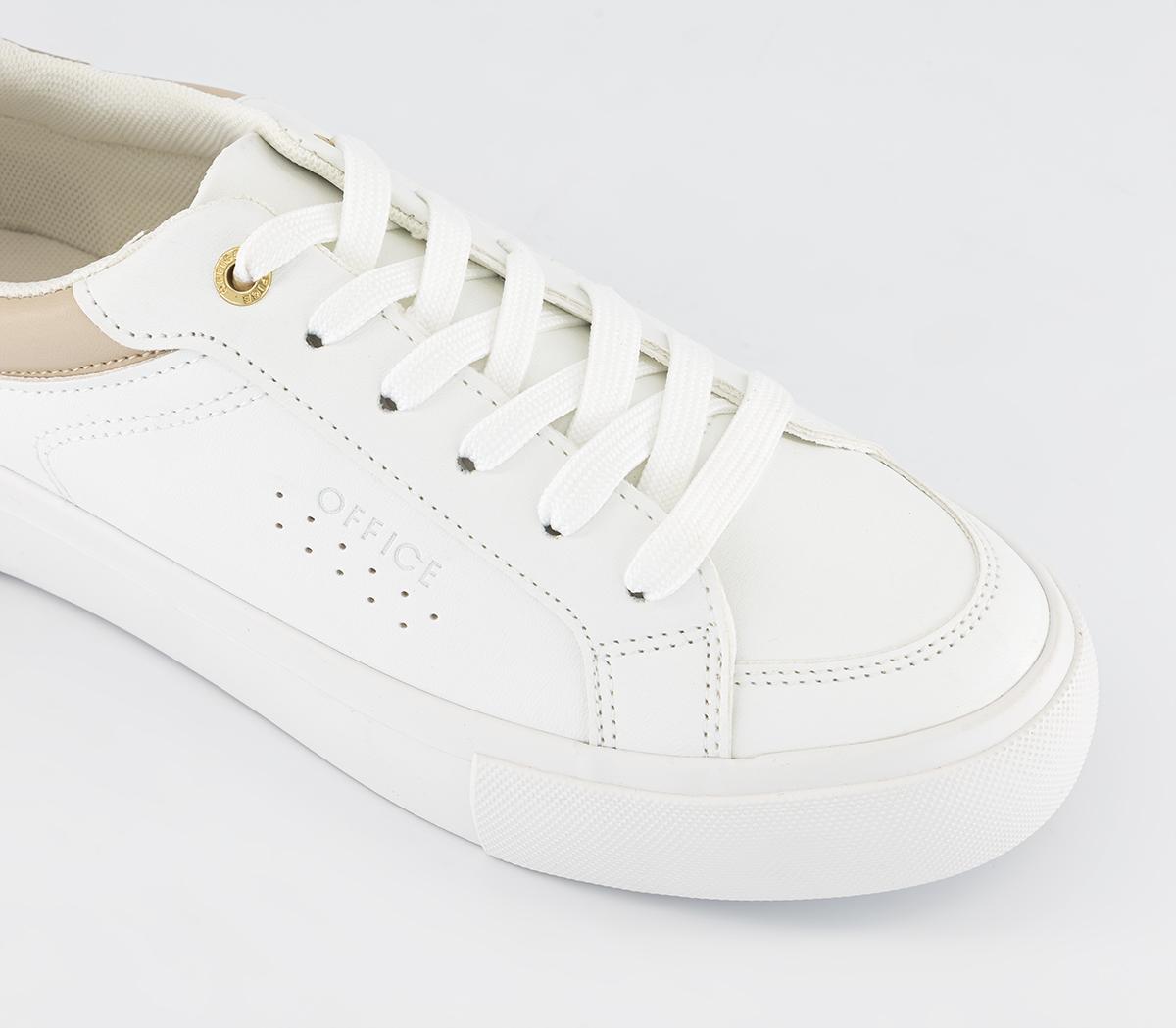 OFFICEFlaunt It Cupsole Trainers OFFICEFlaunt It Cupsole TrainersWhite Gold Mix