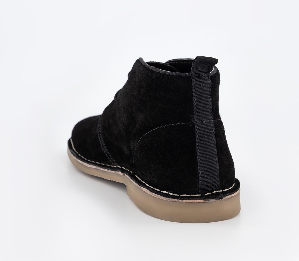 OFFICEBattuta Crepe Look BootsBlack Suede