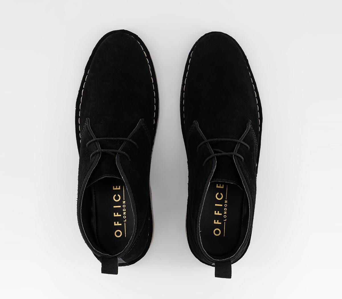 OFFICEBattuta Crepe Look BootsBlack Suede