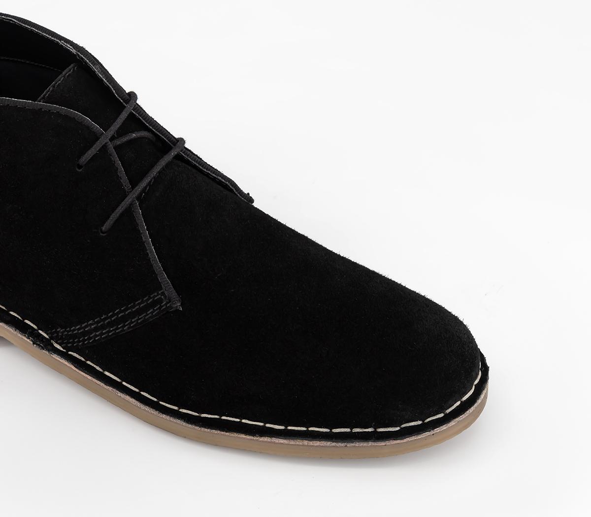OFFICEBattuta Crepe Look BootsBlack Suede