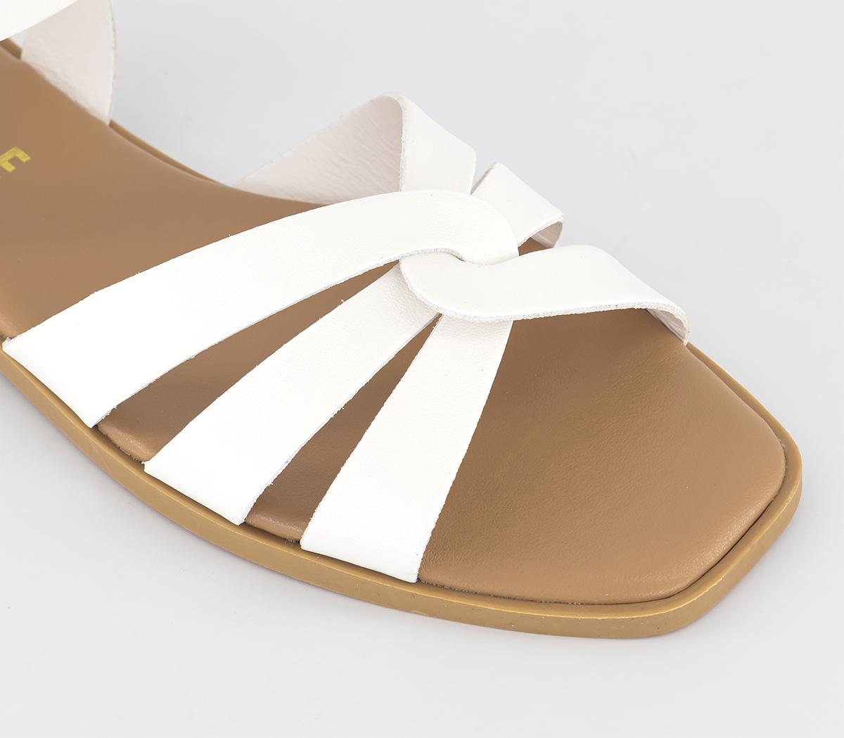 OFFICESantana Two Part Sandals OFFICESantana Two Part SandalsWhite