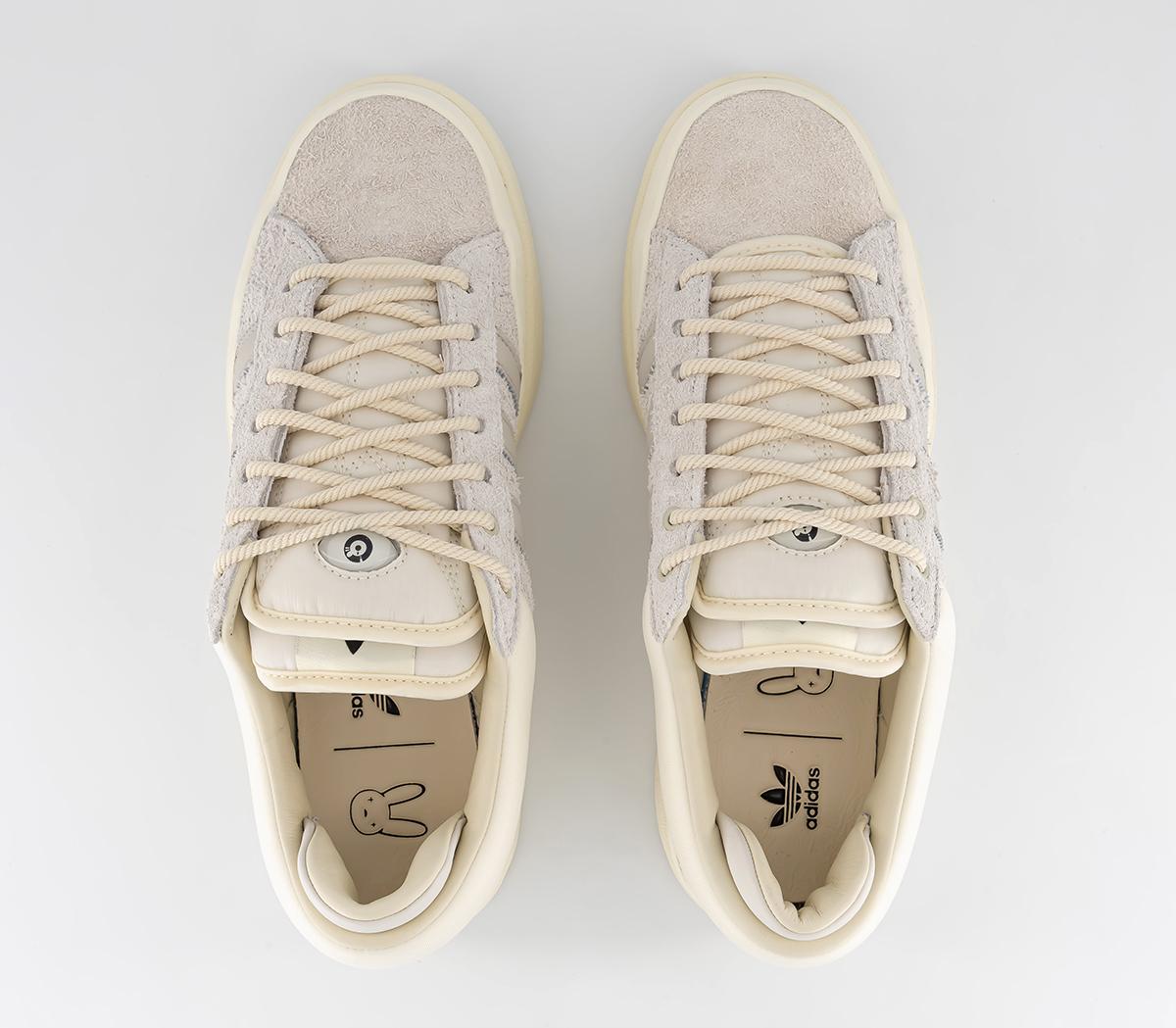 adidas Bad Bunny Campus Trainers White Alumina Chalk White