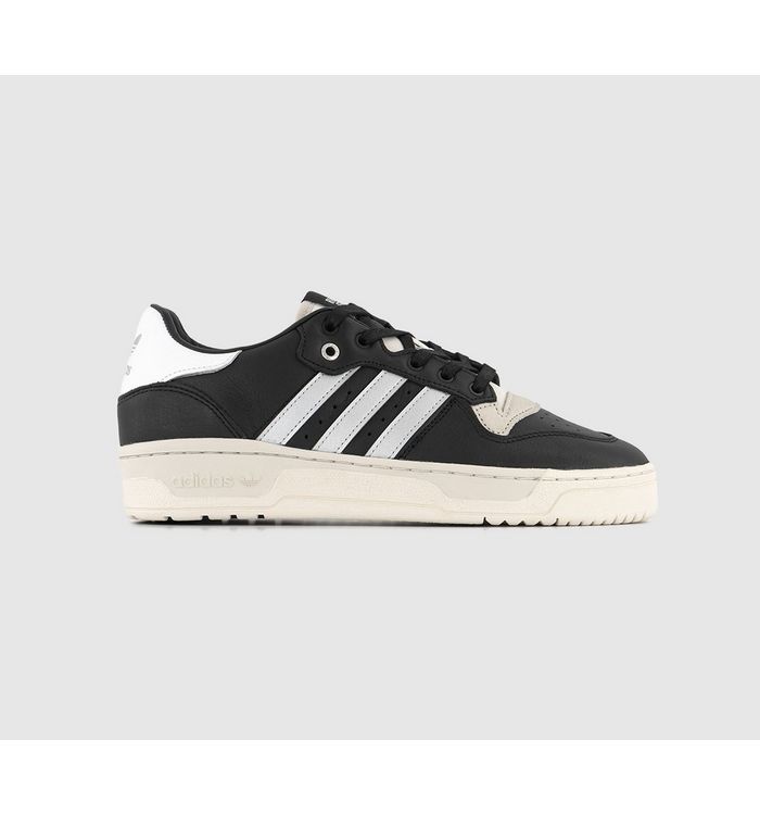 Adidas Rivalry Low Consortium Trainers Core Black Silver Met Grey One