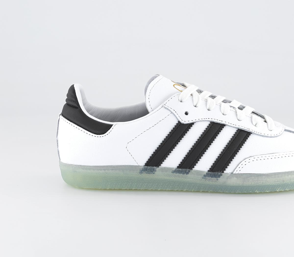 adidasSamba Dill TrainersWhite Core Black Gold Metallic