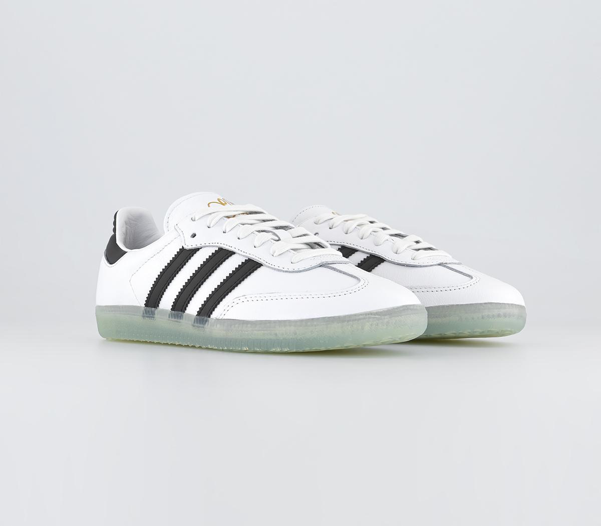 adidasSamba Dill TrainersWhite Core Black Gold Metallic