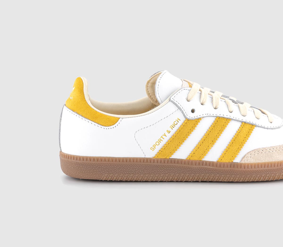 adidasSamba OG Sporty And RichSporty White Bold Gold Cream White