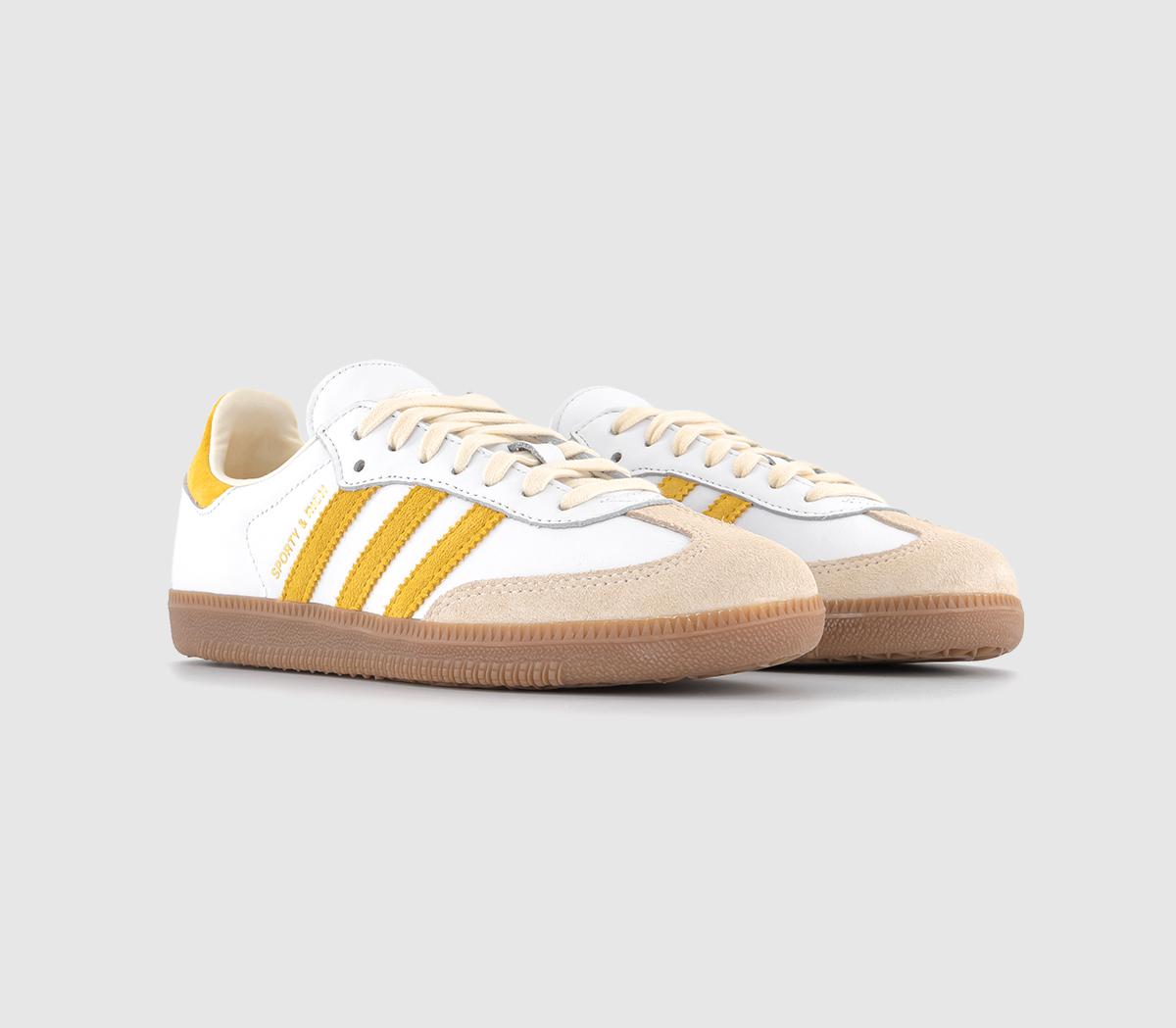 adidasSamba OG Sporty And RichSporty White Bold Gold Cream White