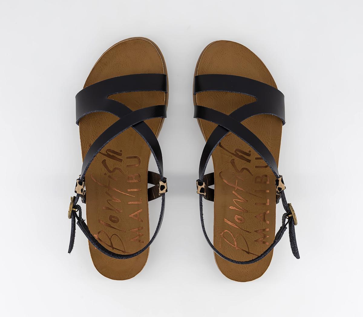 Blowfish Malibu Mercury Sandals Blowfish Malibu Mercury Sandals Black Leopard Dyecut