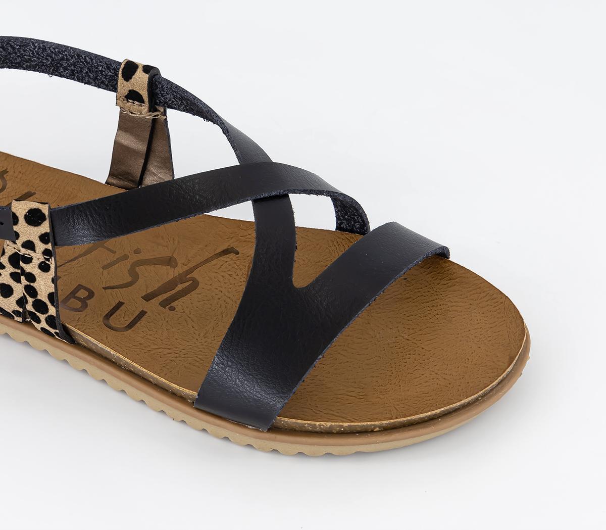 Blowfish Malibu Mercury Sandals Blowfish Malibu Mercury Sandals Black Leopard Dyecut