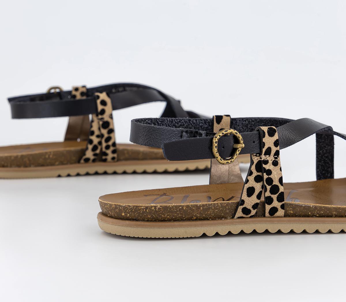 Blowfish Malibu Mercury Sandals Blowfish Malibu Mercury Sandals Black Leopard Dyecut