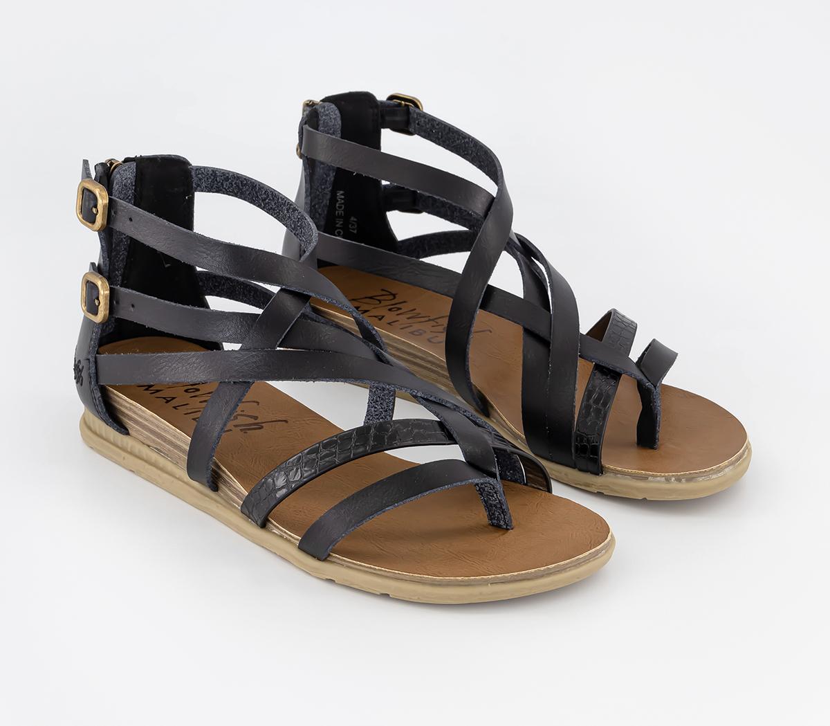 Blowfish MalibuBrock SandalsBlack Dyecut