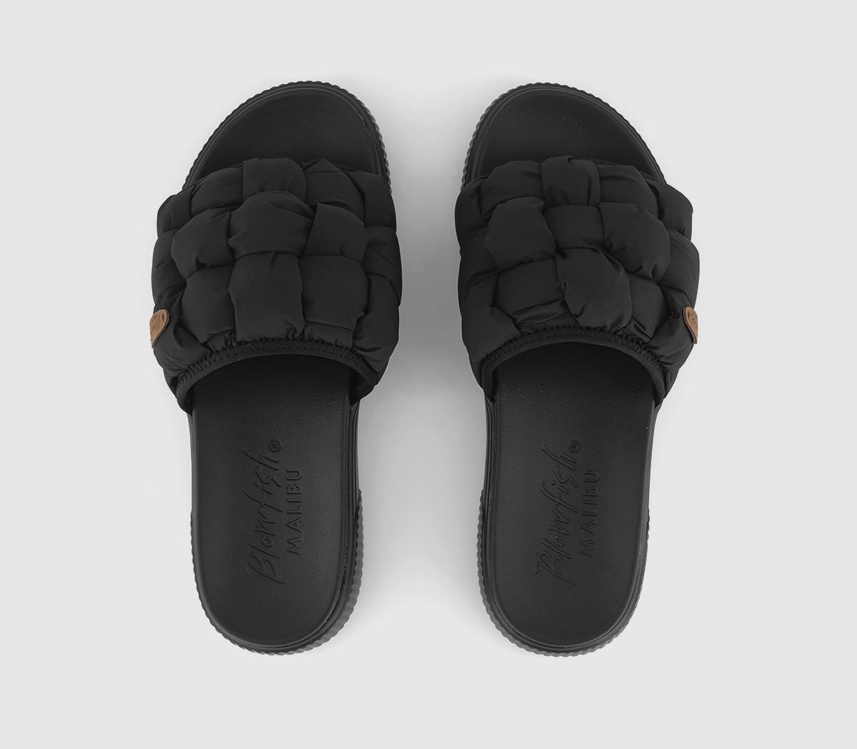 Blowfish Malibu Darcy Slides Black - Exclusive to OFFICE