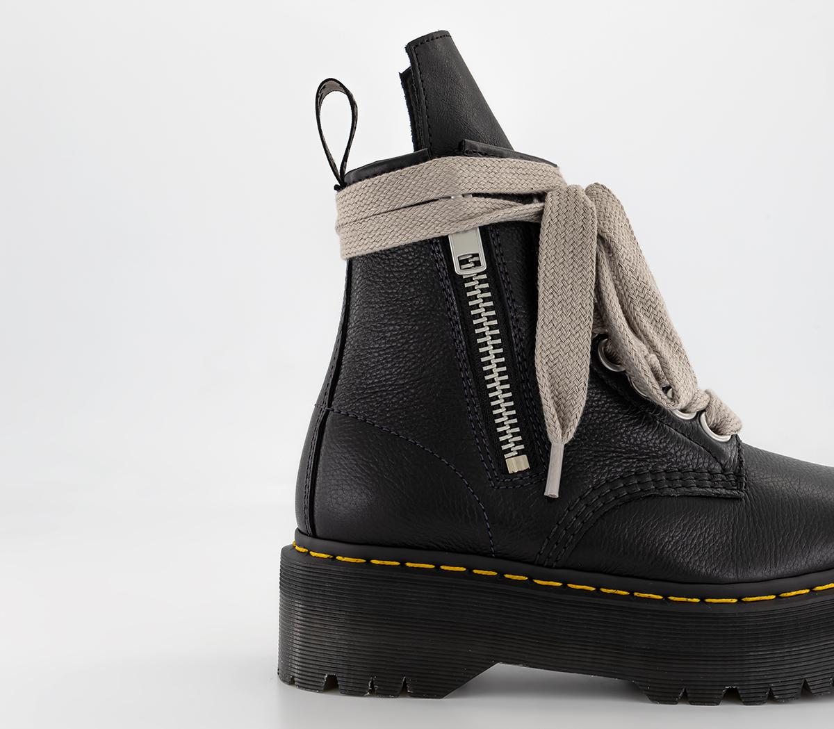 Rick OwensRick Owens Quad Sole Jumbo Lace BootBlack