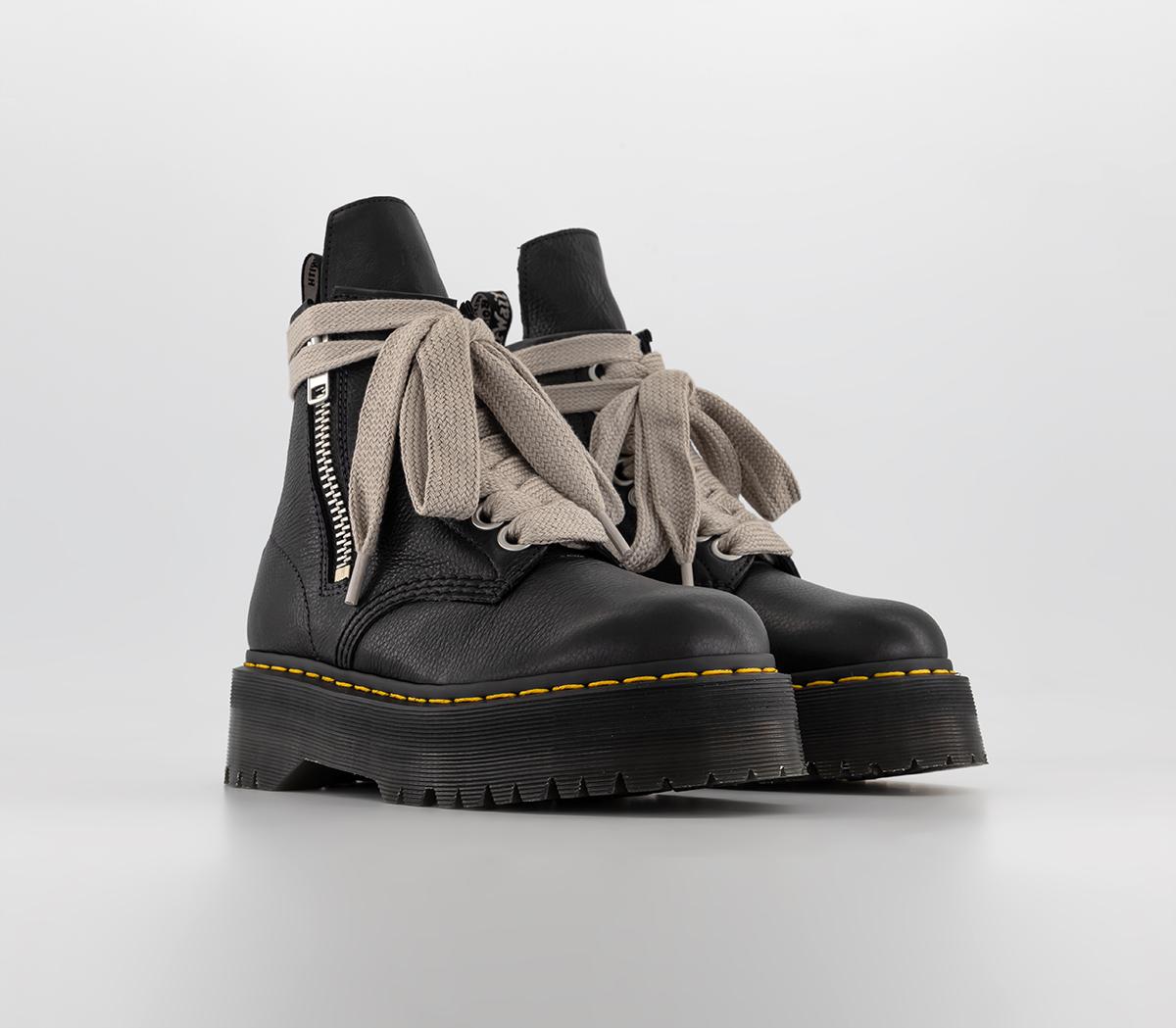 Rick OwensRick Owens Quad Sole Jumbo Lace BootBlack