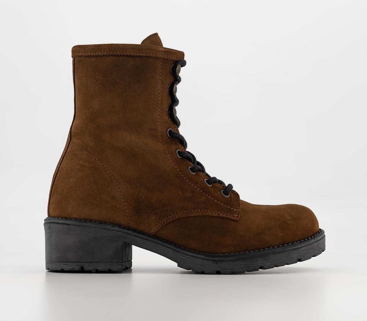 OFFICEArcher Suede Lace Up Hiker BootsTan Suede