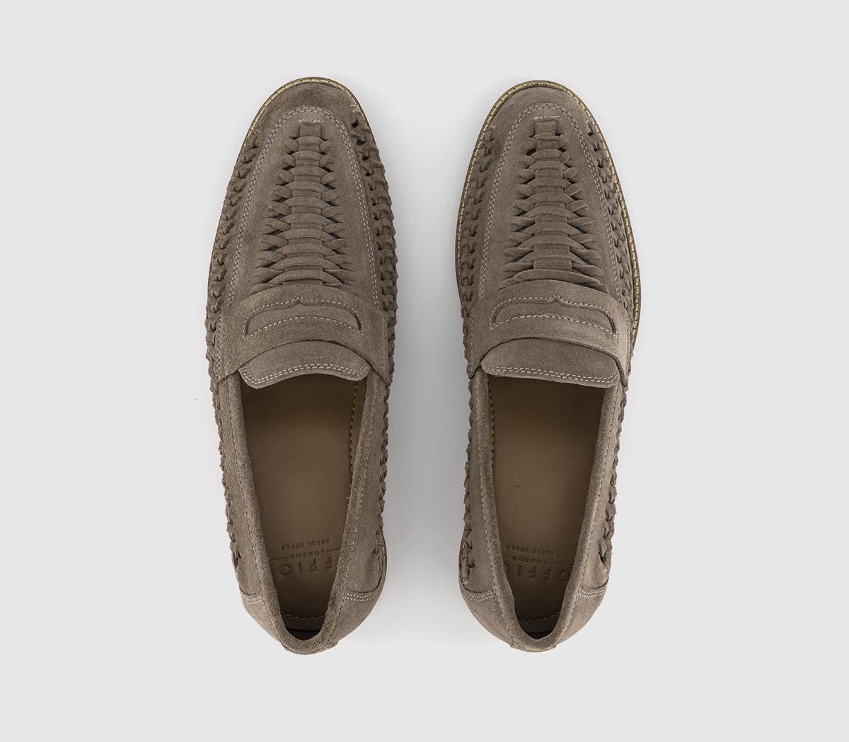 OFFICEChiswick 2 Woven Saddle ShoesStone Suede