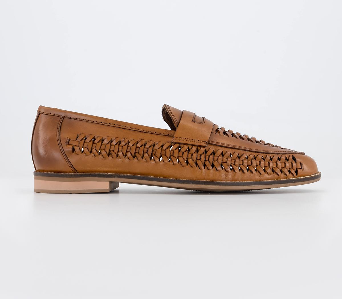 OFFICEChiswick - 2 Woven Saddle ShoesTan Leather