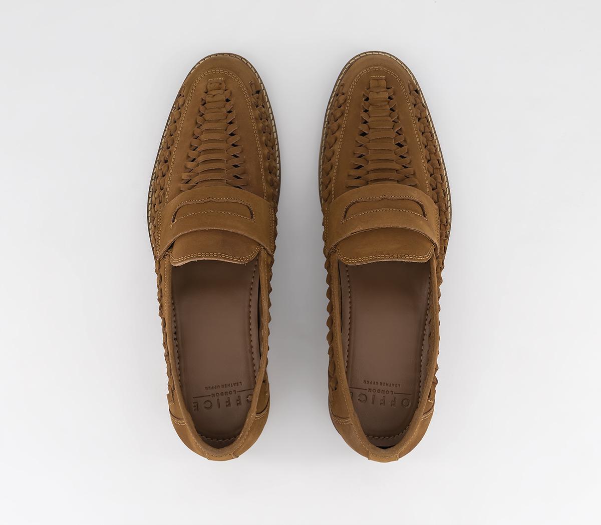 OFFICEChiswick 2 Woven Saddle ShoesTan Nubuck
