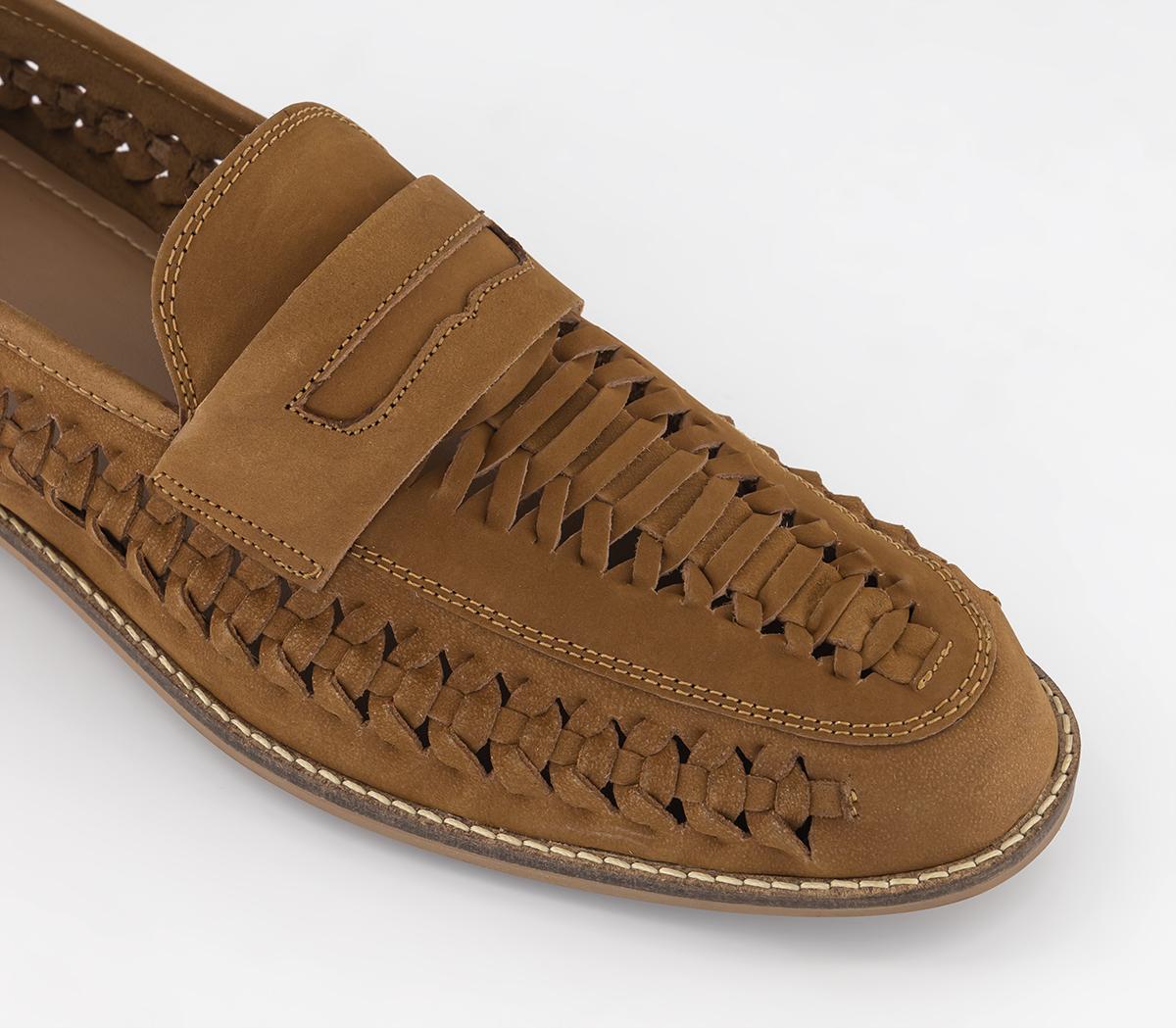 OFFICEChiswick 2 Woven Saddle ShoesTan Nubuck