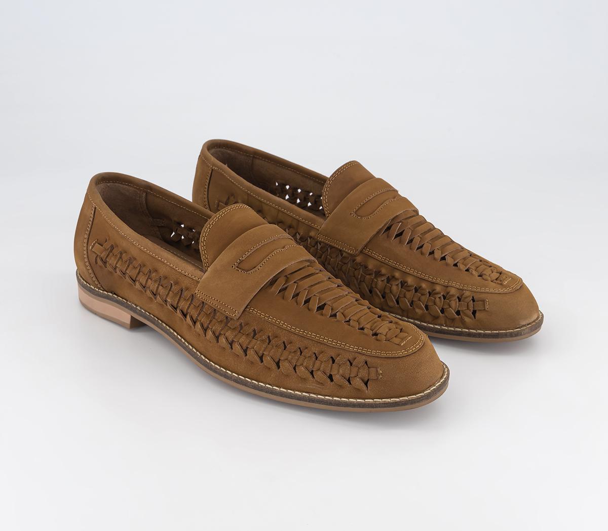 OFFICEChiswick 2 Woven Saddle ShoesTan Nubuck