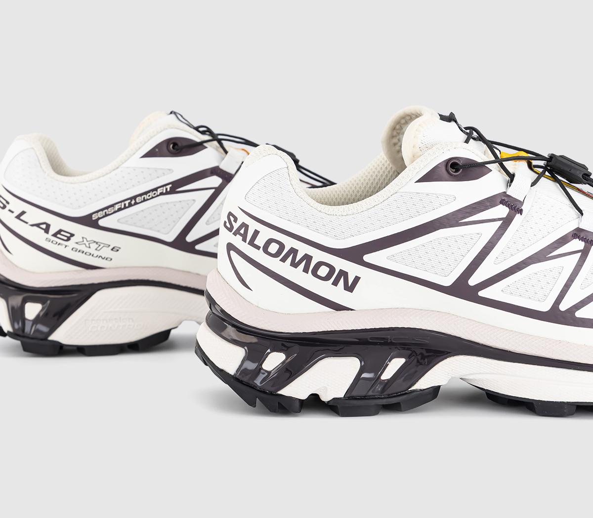 SalomonXT-6 TrainersWhite Vanilla Ice Plum Perfect
