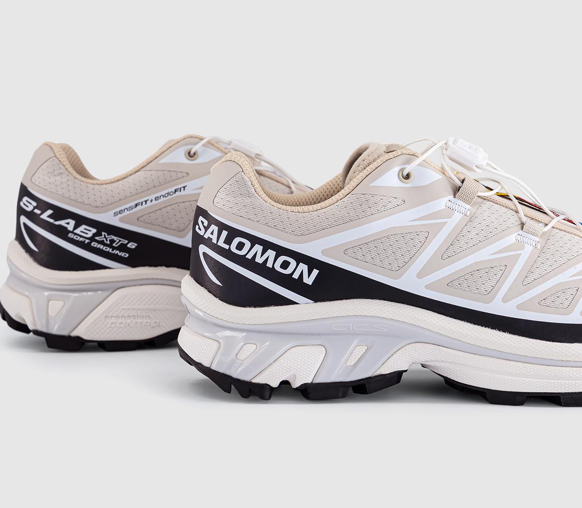 Salomon XT-6 Trainers Rainy Day White - Men's Trainers