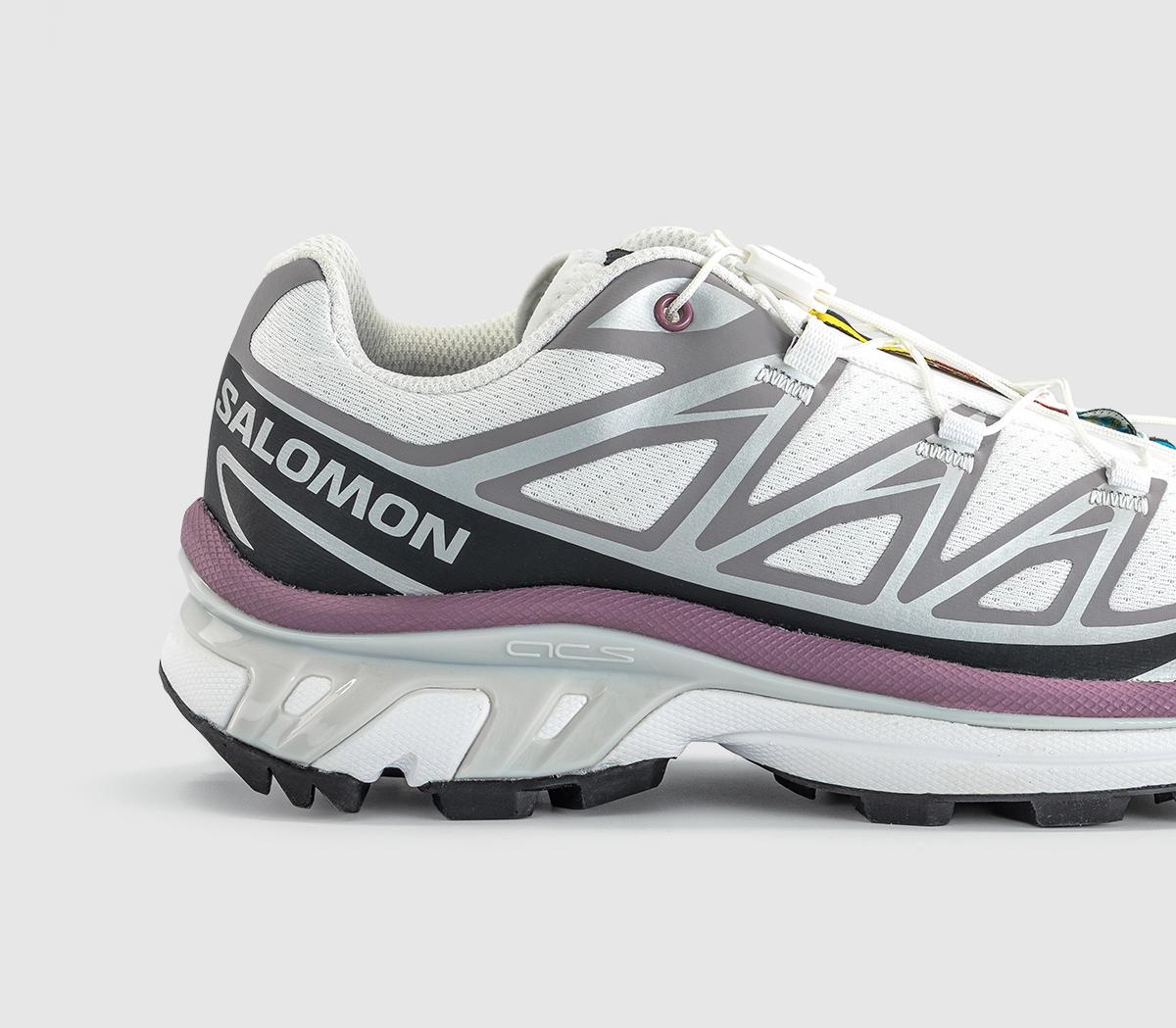 SalomonXT-6 TrainersWhite Black Dusky Orchid