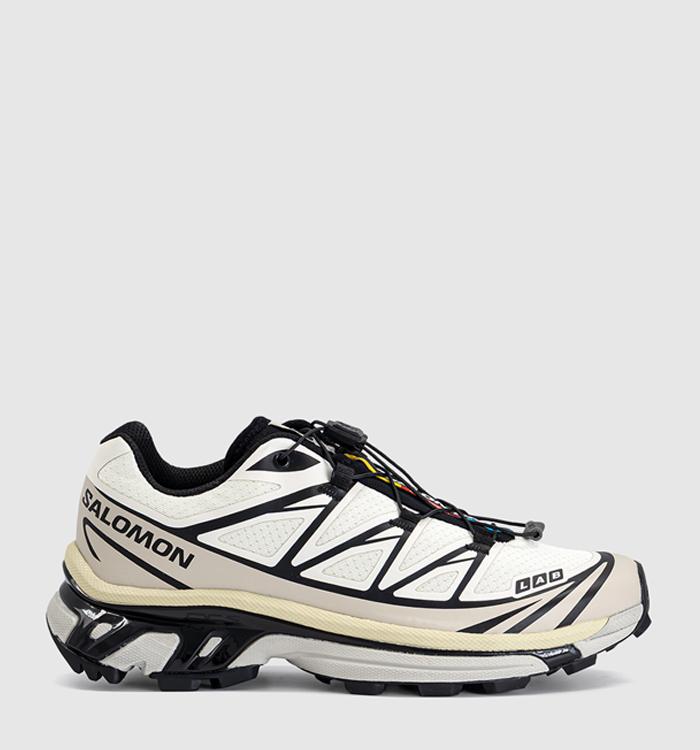 Salomon XT-6 Trainers Vanilla Ice Black Silver Cloud