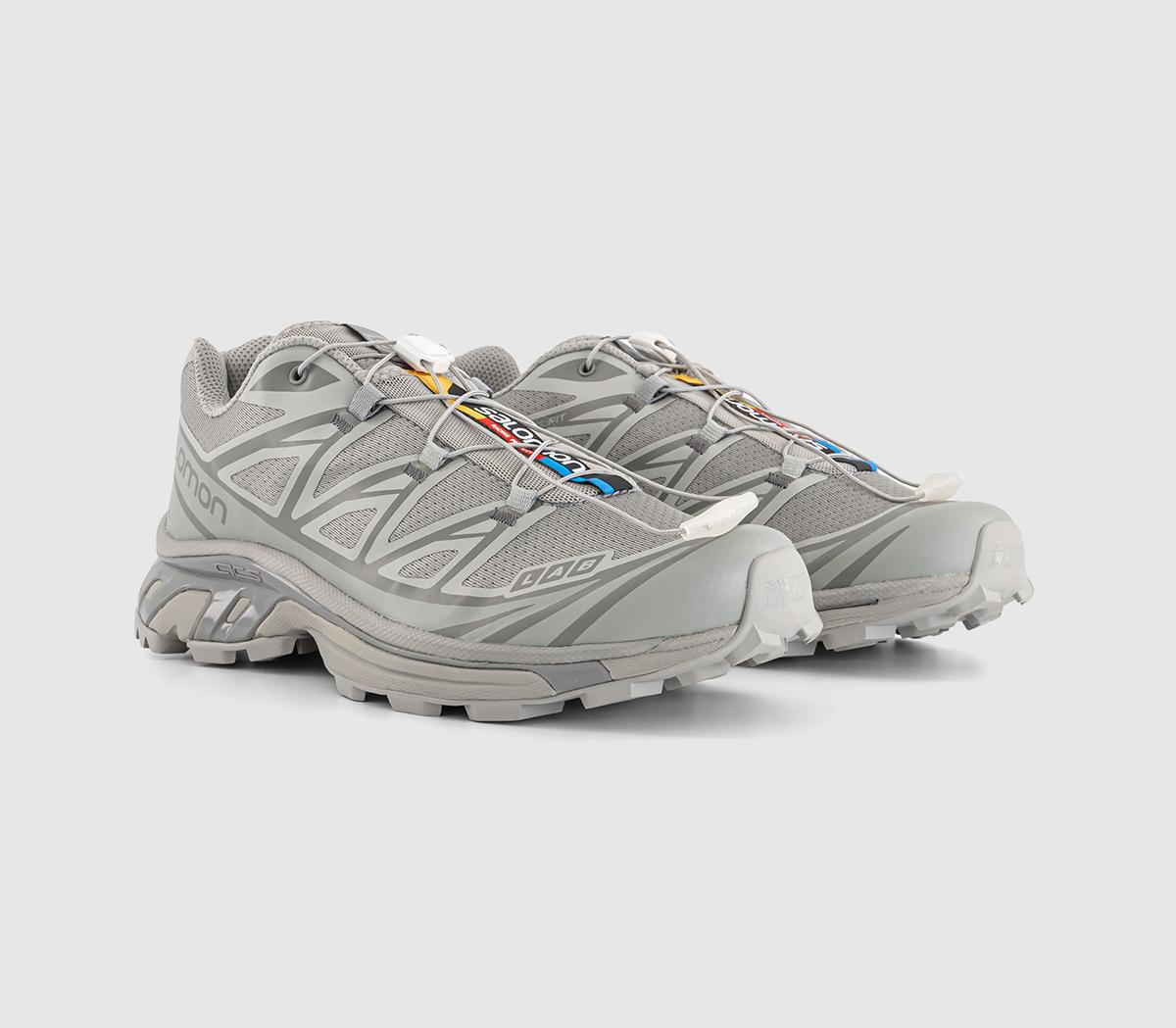 Salomon XT-6 Trainers Ghost Gray Ghost Gray Gray Flannel - Men's