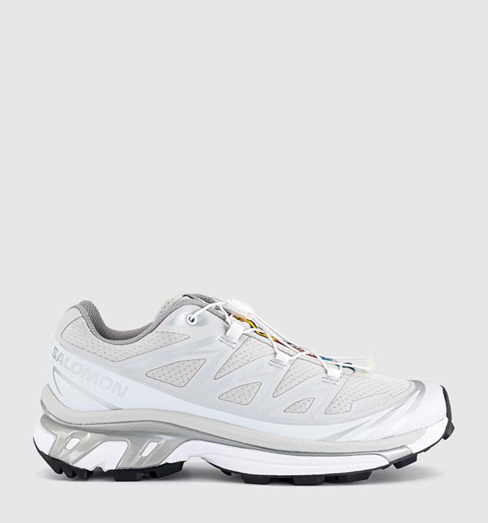 Salomon XT-6 Trainers Lunar Rock Silver White