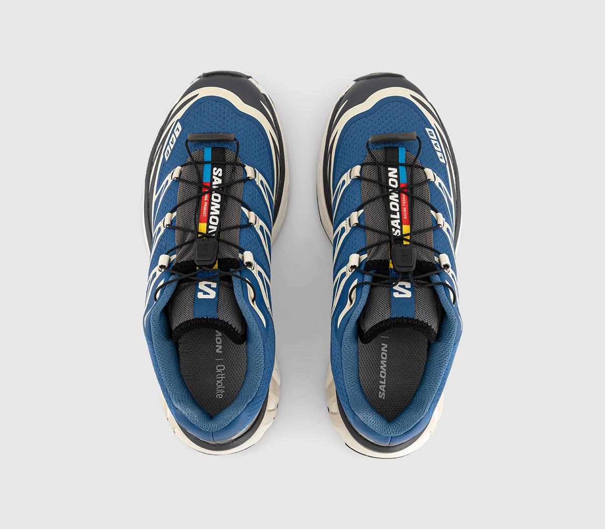 靴 SALOMON XT-6 Dark Blue Salomon XT-6 Trainers Dark Blue Almond Milk Asphalt - Trainers