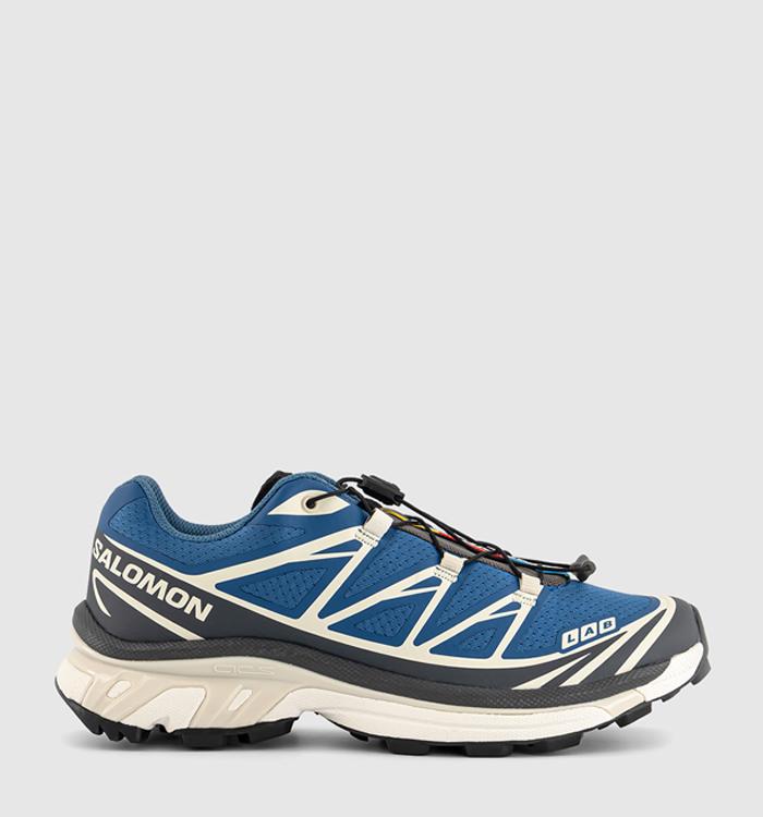 Salomon Xt-6 Trainers Lunar Rock Dark Sapphire Rubber