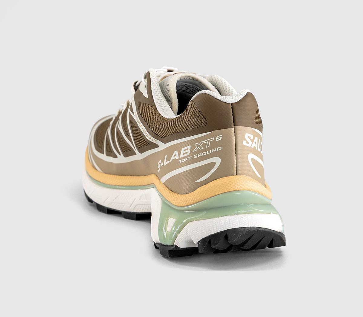 Salomon XT-6 Trainers Coyote Brown Safari Sahara Sun - Running