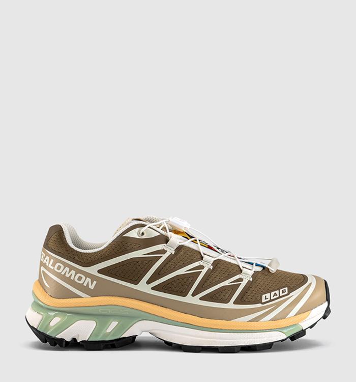 Salomon XT-6 Trainers Coyote Brown Safari Sahara Sun