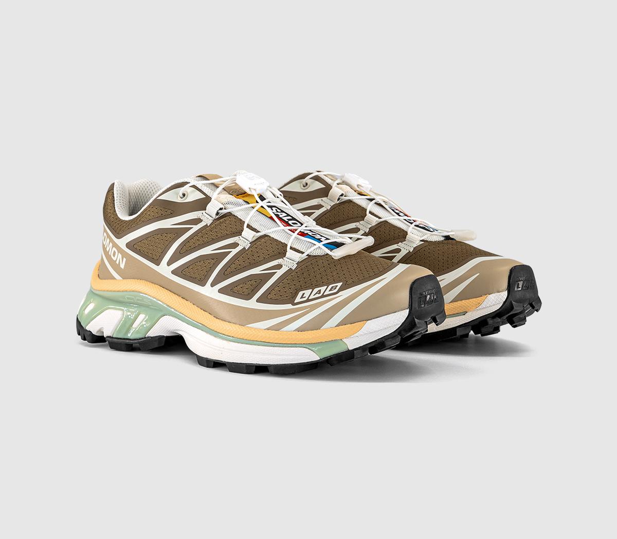 Salomon XT-6 Trainers Coyote Brown Safari Sahara Sun - Running