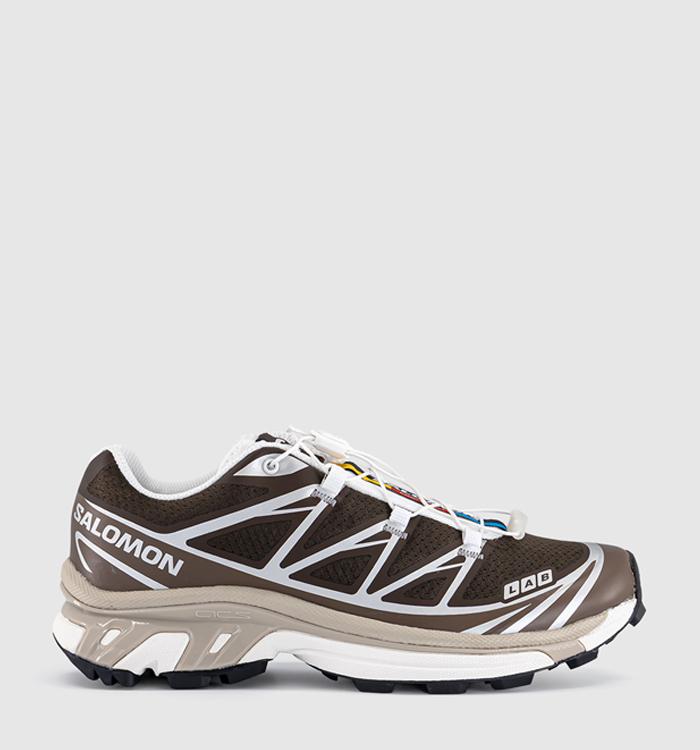 Salomon XT-6 Trainers Earth Brown Walnut Silver