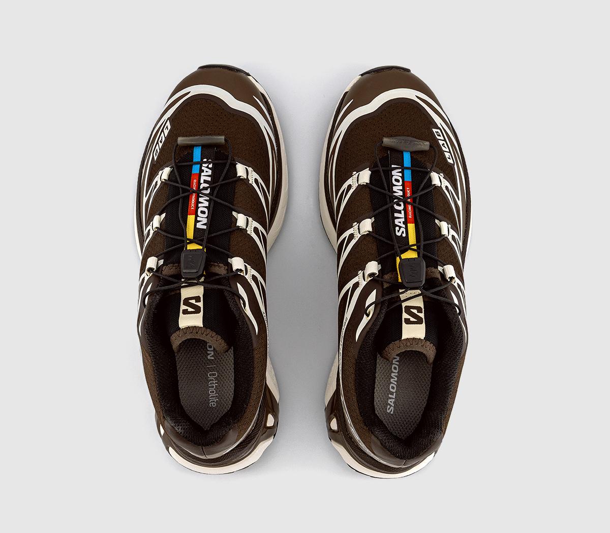 Salomon XT-6 Trainers Black Coffee French Roast Vanilla Ice
